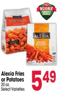 Jewel-Osco Alexia Fries or Potatoes offer