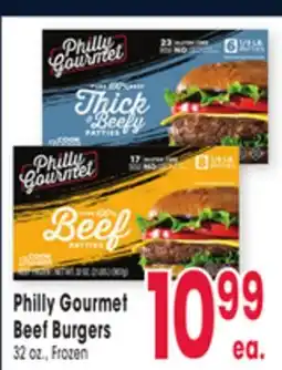 Jewel-Osco Philly Gourmet Beef Burgers offer