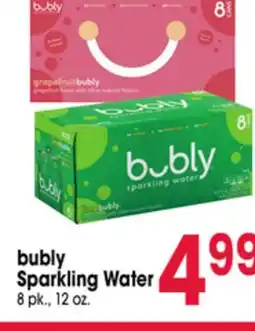 Jewel-Osco bubly Sparkling Water offer