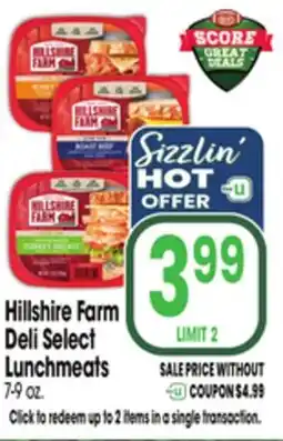 Jewel-Osco Hillshire Farm Deli Select Lunchmeats offer