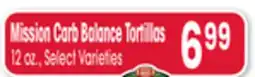 Jewel-Osco Mission Carb Balance Tortillas offer