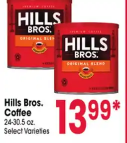 Jewel-Osco Hills Bros. Coffee offer
