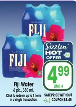 Jewel-Osco Fiji Water offer