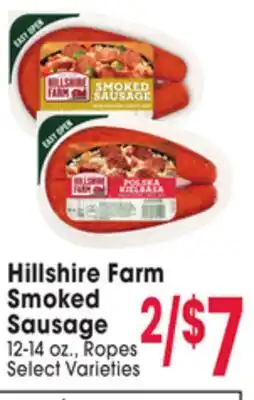 Jewel-Osco Hillshire Farm Smoked Sausage offer