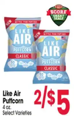 Jewel-Osco Like Air Puffcorn offer