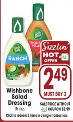 Jewel-Osco Wishbone Salad Salad Dressing Dressing offer
