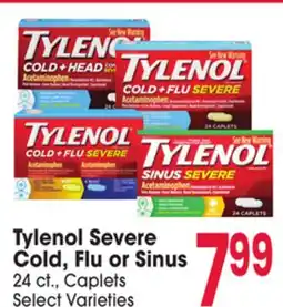 Jewel-Osco Tylenol Severe Cold, Flu or Sinus offer