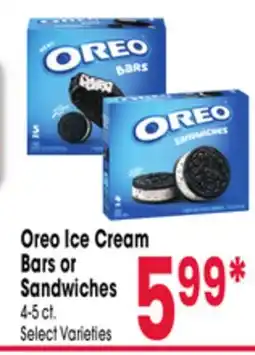 Jewel-Osco Oreo Ice Cream Bars or Sandwiches offer