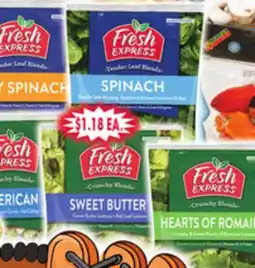 Jewel-Osco Fresh Express Salad Blends offer