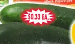 Jewel-Osco Cucumbers or Green Peppers offer