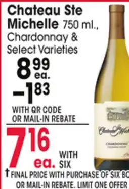Jewel-Osco Chateau Ste Michelle offer