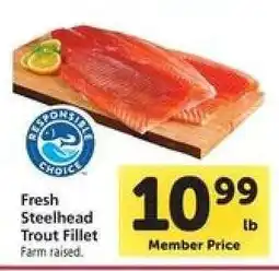 Safeway Fresh Steelhead Trout Fillet offer
