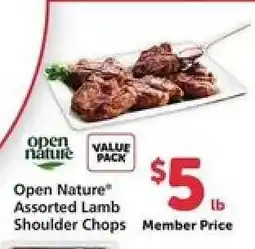 Safeway Open Nature Assorted Lamb Shoulder Chops offer