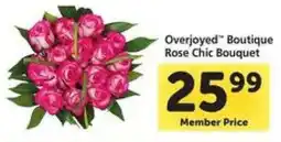 Safeway Overjoyed Boutique Rose Chic Bouquet offer