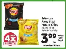 Safeway Frito-Lay Party Size! Potato Chips offer