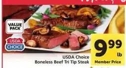 Safeway USDA Choice Boneless Beef Tri-Tip Steak offer