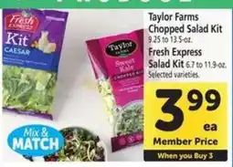 Safeway Taylor Farms Chopped Salad Kit offer
