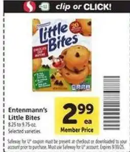 Safeway Entenmann's Little Bites offer