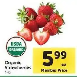 Safeway Organic Strawberries offer