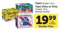 Safeway Pabst, Topo Chico or Truly offer