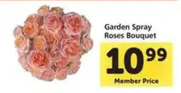 Safeway Garden Spray Roses Bouquet offer