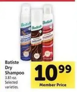 Safeway Batiste Dry Shampoo offer