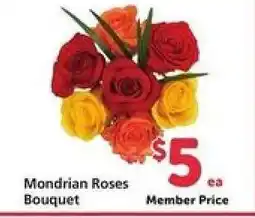 Safeway Mondrian Roses Bouquet offer