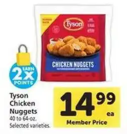 Safeway Tyson Chicken Nuggets offer