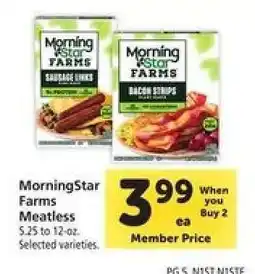 Safeway MorningStar Farms Meatless offer