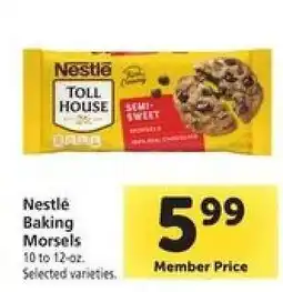 Safeway Nestlé Baking Morsels offer