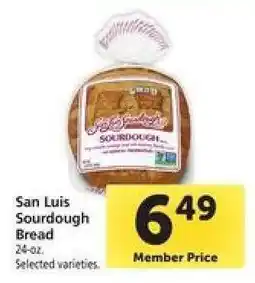 Safeway San Luis Sourdough Bread offer