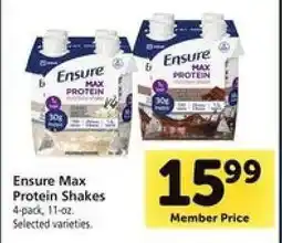 Safeway Ensure Max Protein Shakes offer