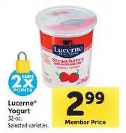 Safeway Lucerne Yogurt offer