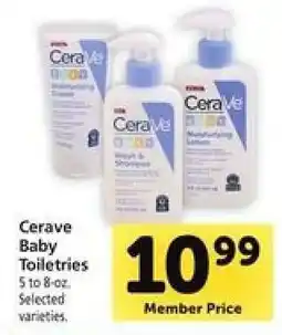 Safeway Cerave Baby Toiletries offer