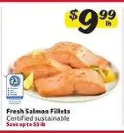 Winn Dixie Fresh Salmon Fillets offer