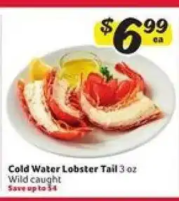 Winn Dixie Cold Water Lobster Tail offer
