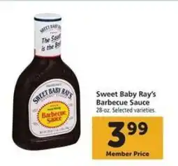 Safeway Sweet Baby Ray's Barbecue Sauce offer