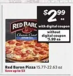 Winn Dixie Red Baron Pizza offer