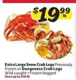 Winn Dixie Extra Large Snow Crab Legs offer
