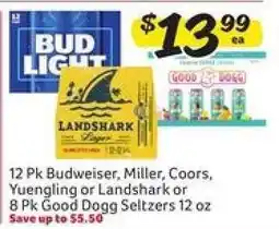 Winn Dixie Budweiser, Miller, Coors, Yuengling, Landshark, Good Dogg Seltzers offer