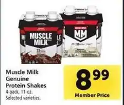 Safeway Muscle Milk Genuine Protein Shakes offer