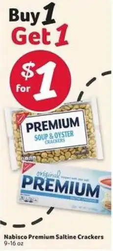 Winn Dixie Nabisco Premium Saltine Crackers offer