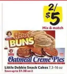 Winn Dixie Little Debbie Snack Cakes offer