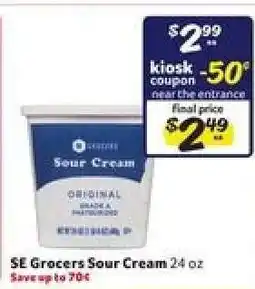 Winn Dixie SE Grocers Sour Cream offer