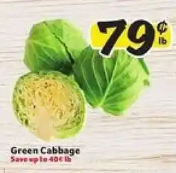 Winn Dixie Green Cabbage offer