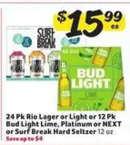 Winn Dixie Bud Light or Surf Break Hard Seltzer offer