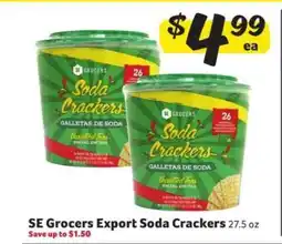Winn Dixie SE Grocers Export Soda Crackers offer