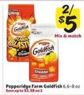 Winn Dixie Pepperidge Farm Goldfish offer