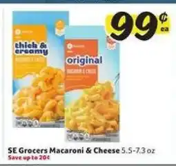 Winn Dixie SE Grocers Macaroni & Cheese offer