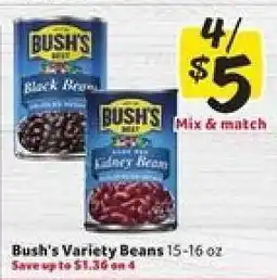 Winn Dixie Bush's Variety Beans offer